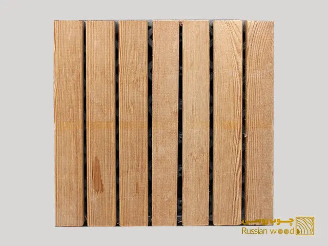 چوب ترمو روسی تایل 7 عددی سایز 30×30×2 سانتی‌متر